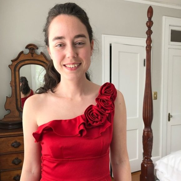 Teeze Me Red Prom Dress, Size 5 - Picture 3 of 8